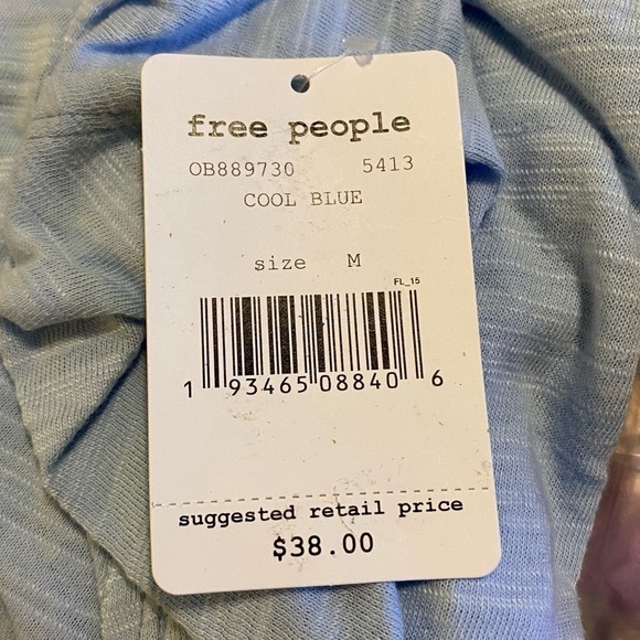 Free People Good for You Slub Knit Lightweight Tank Size Medium - Picture 11 of 11